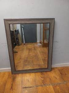 lot 16 image: MODERN RUSTIC MIRROR