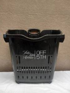 lot 36 image: SAKS FIFTH AVENUE OFF 5TH 2 WHEEL BASKET