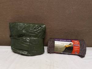 lot 75 image: TARP & FELT MOVING PAD