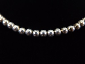 lot 62 image: .925 Sterling Silver Ball Necklace