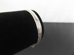 lot 67 image: .925 Sterling Silver 7 Strand 7.25 Bracelet