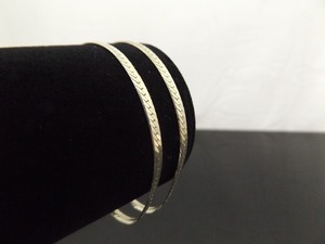 lot 68 image: 2 - .925 Sterling Silver Snake Link 7.5 Bracelets