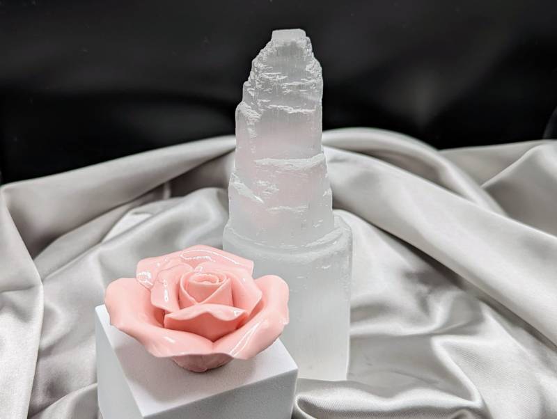 NEW - Raw 6 Selenite Tower (Example Pictured - Stone May Have Slight Variations)