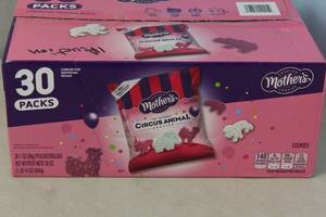 Frosted Mothers Cookies The Original Circus Animal Cookies 30 packs per box April 2023