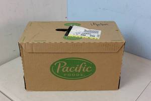 Case of 12 Bottles of Pacific Foods Vegetable Broth Best By 06022023
