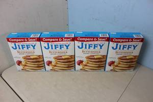 4 Boxes of Jiffy Pancake Mix
