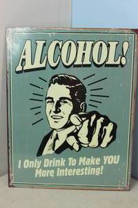 NEW - Metal Sign Wall Art 16 x 12 Factory Sealed