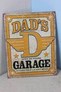 NEW - Metal Sign Wall Art 16 x 12 Factory Sealed