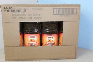 Case of 8 x 64oz Peach Sweet Leaf Tea