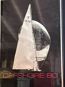 lot 7 image: Offshore 80 - Lake Superior Yachting Framed Print