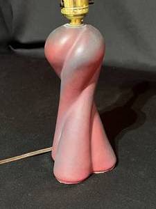 lot 68 image: Van Briggle Mulberry Glaze Lamp