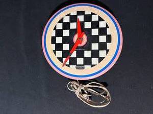 lot 36 image: 1960s Vintage Peter Max Clock