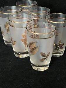 lot 15 image: Antique Libbey Pilsner Glasses