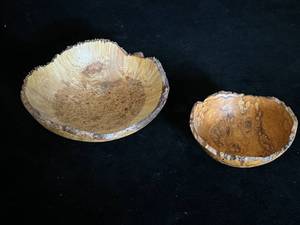 lot 26 image: Ash Wood Bowls