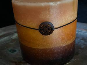 lot 113 image: Vintage Metal Tray and Candles