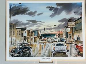 lot 63 image: Local Traffic by Carl Gawboy  Signed and Numbered