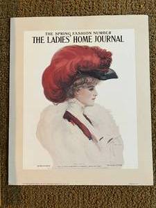 lot 68 image: Lot of 3 Vintage Ladies Home Journal Prints