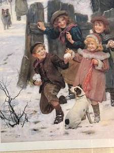 lot 80 image: Framed Print by Arthur Elsey 1901