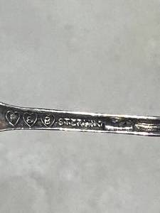 lot 129 image: 2 Sterling Spoons
