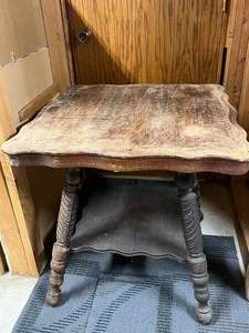 lot 159 image: Vintage Square Wood Table