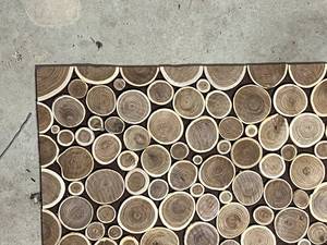 lot 166 image: Wood Table Runner and Placemat