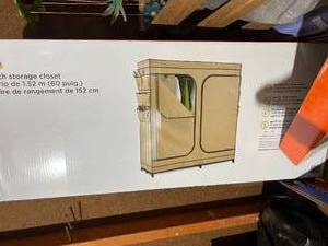 lot 177 image: NEW Garment Racks, Storage Closets and Garment Storage Bags
