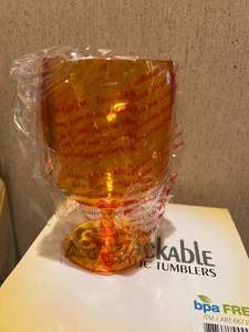 lot 208 image: Stackable Acrylic Tumblers - Colored