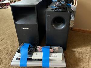 lot 206 image: Bose Amp and Speakers