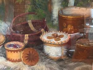 lot 144 image: Print of Baskets by M.M. Nickisch