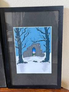 lot 25 image: Lot of 2 Prints City Lights and Shadow Nights