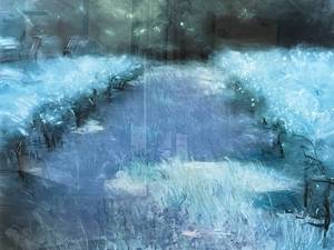 lot 35 image: Framed John Stockwell Pastel Print