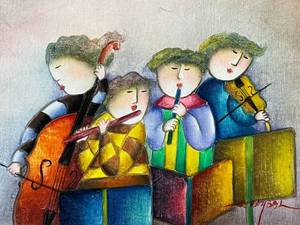 lot 122 image: Original Acrylic by Joyce Roybal
