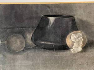 lot 118 image: Charcoal Drawing  Signed
