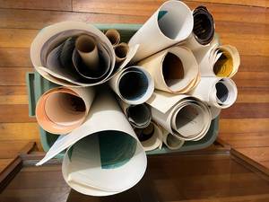 lot 91 image: Bin of Posters
