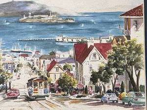 lot 5 image: Framed Print of San Francisco