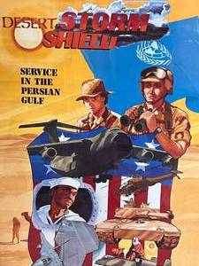 lot 36 image: Desert Storm Shield Poster
