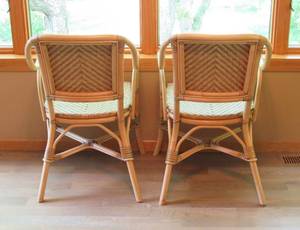 lot 17 image: Two Wicker chairs