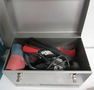 lot 89 image: Belt Sander  tool box
