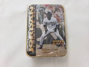 lot 1 image: Unopened Michael Jordan Upper Deck Embossed Metal Collector Cards