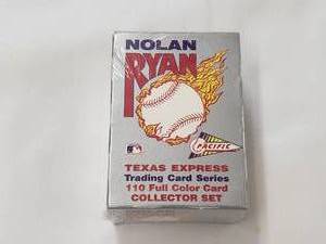 lot 2 image: Unopened Nolan Ryan Texas Express 110 Full Color Card Collector Set 1991 Pacific Trading Cards