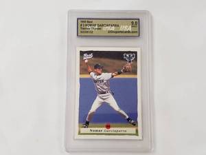 lot 6 image: Nomar Garciaparra Rookie 1995 Best Cards Trenton Thunder No. 3 USA Sports Cards Rated 9.0 Mint