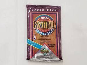 lot 8 image: Unopened Pack 91-92 NBA Upper Deck Collectors Choice