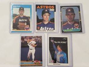 lot 11 image: Lot of 5 Nolan Ryan