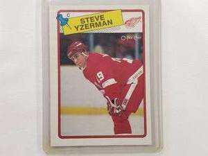 lot 24 image: Steve Yzerman 1988 O-Pee-Chee No. 196
