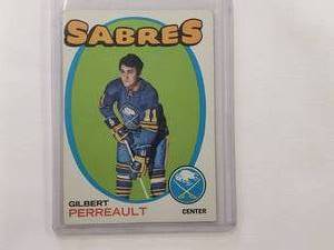 lot 34 image: Gilbert Perreault 1972 Topps No. 60