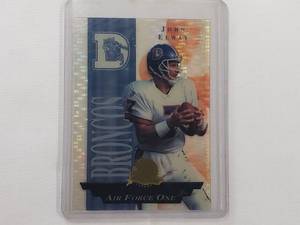lot 49 image: John Elway 1996 Collectors Edge Air Force One No. 22, Numbered 8762500