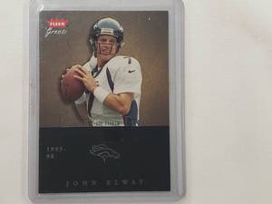lot 52 image: John Elway 2004 Fleer Greats The Glory of Their Time No. 21 GOT, Numbered 1241993