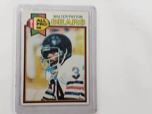 lot 56 image: Walter Payton NFC All Pro 1979 Topps No. 480