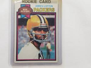 lot 60 image: James Lofton Rookie Topps No. 310
