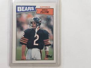 lot 61 image: Doug Flutie Rookie 1987 Topps No. 45